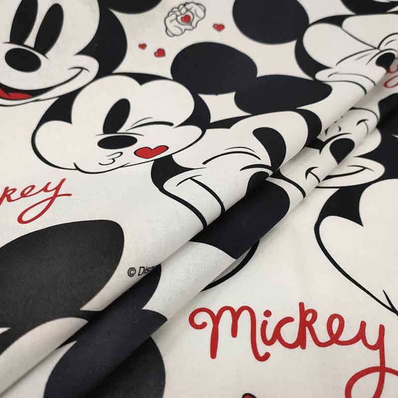 tessuto in cotone mickey mouse