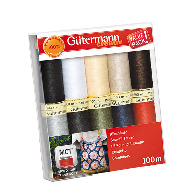 gutermann creativo 10 bobine colori Basic