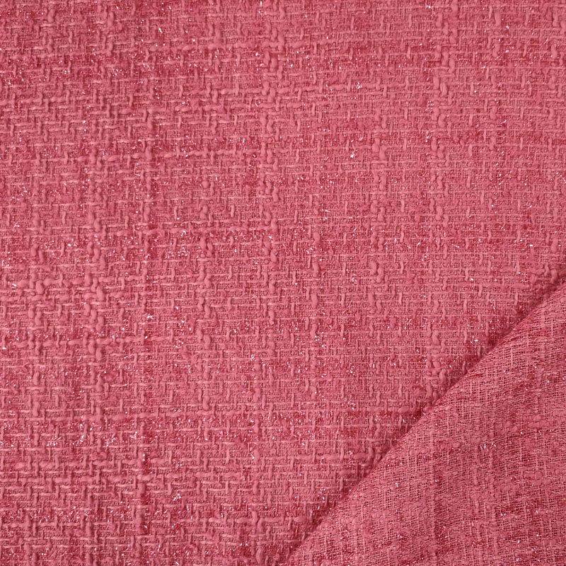 Tessuto bouclè chanel corallo