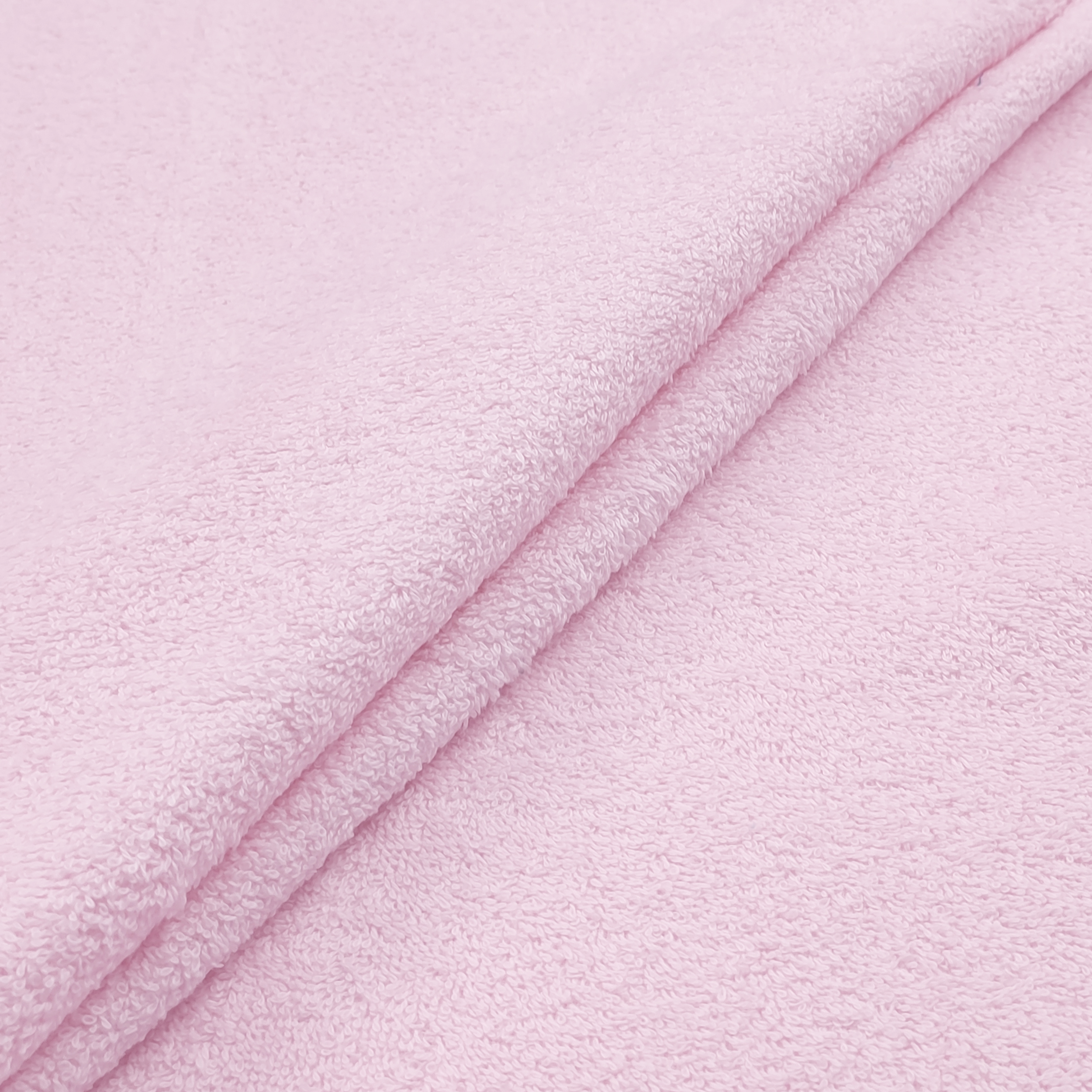 Ritaglio Tessuto Spugna Rosa Baby 100x150 cm