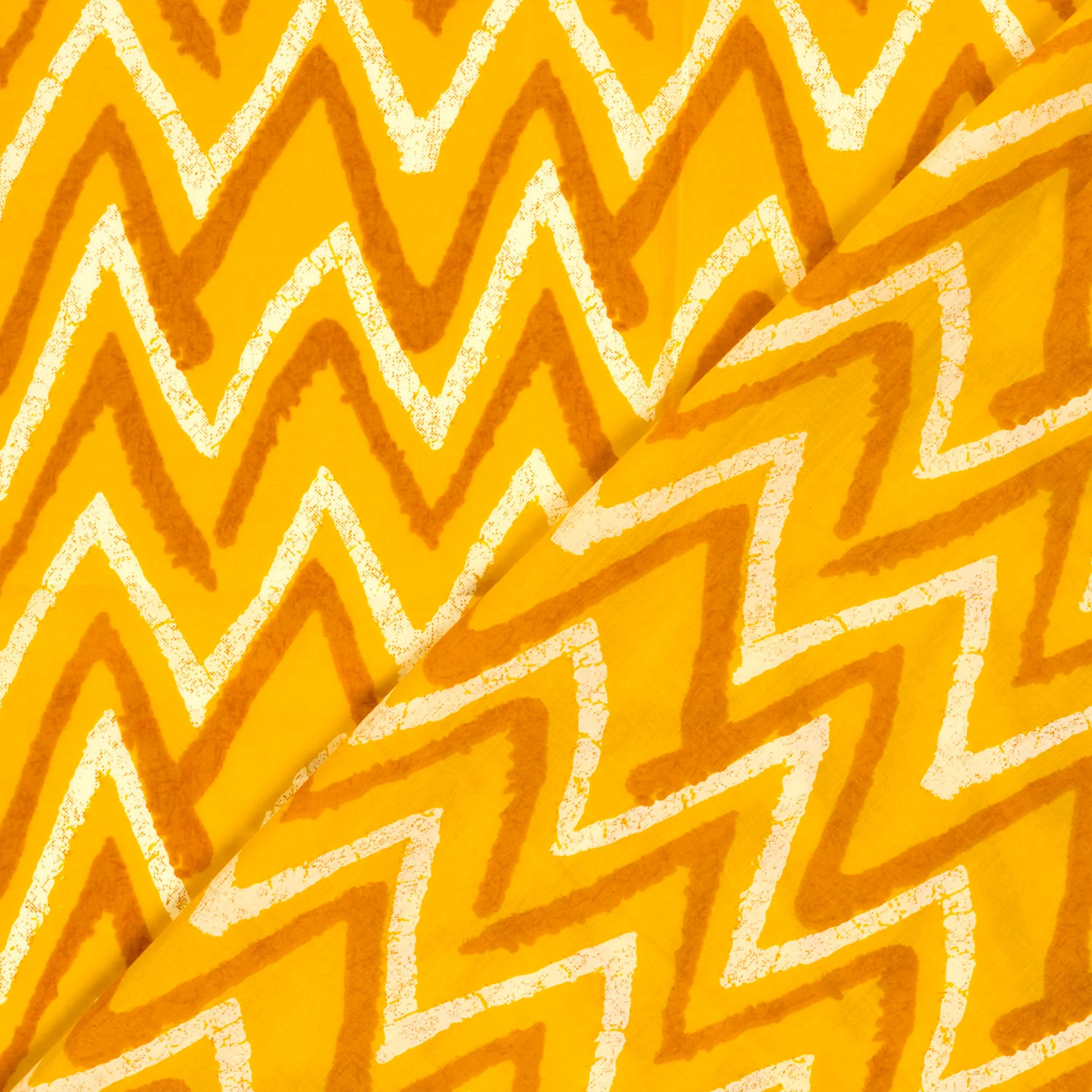 Cotone Fantasia Batik Giallo Image