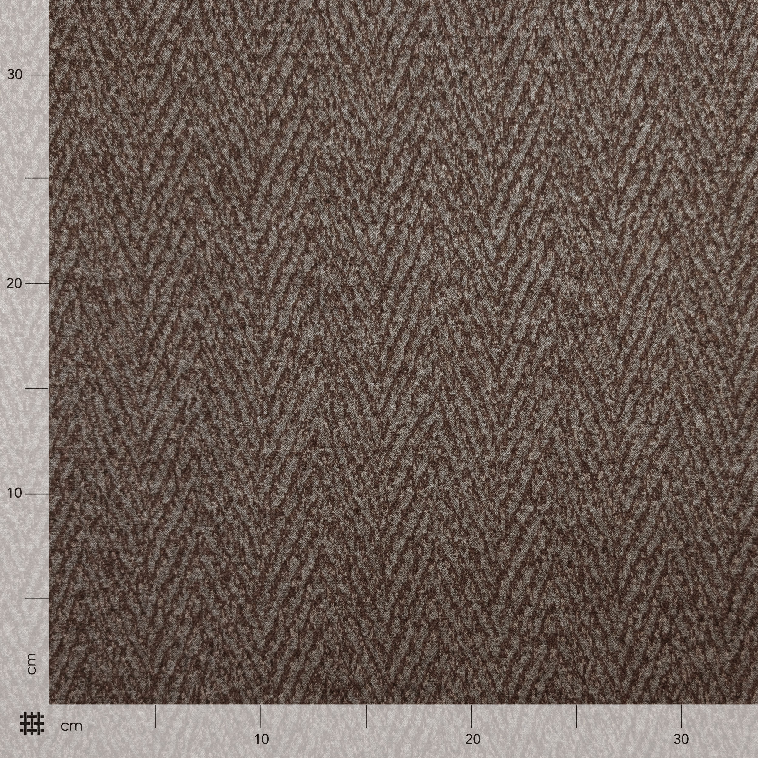 Cotone Fantasia Astratta Grigio e Marrone Image