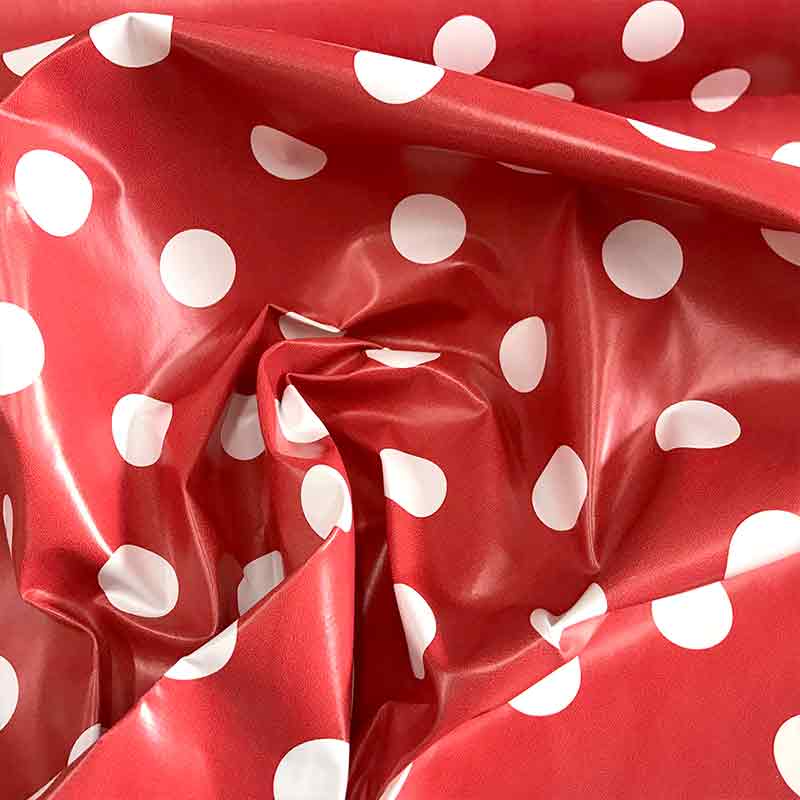tovaglia-rosso-pois-bianchi-mosso