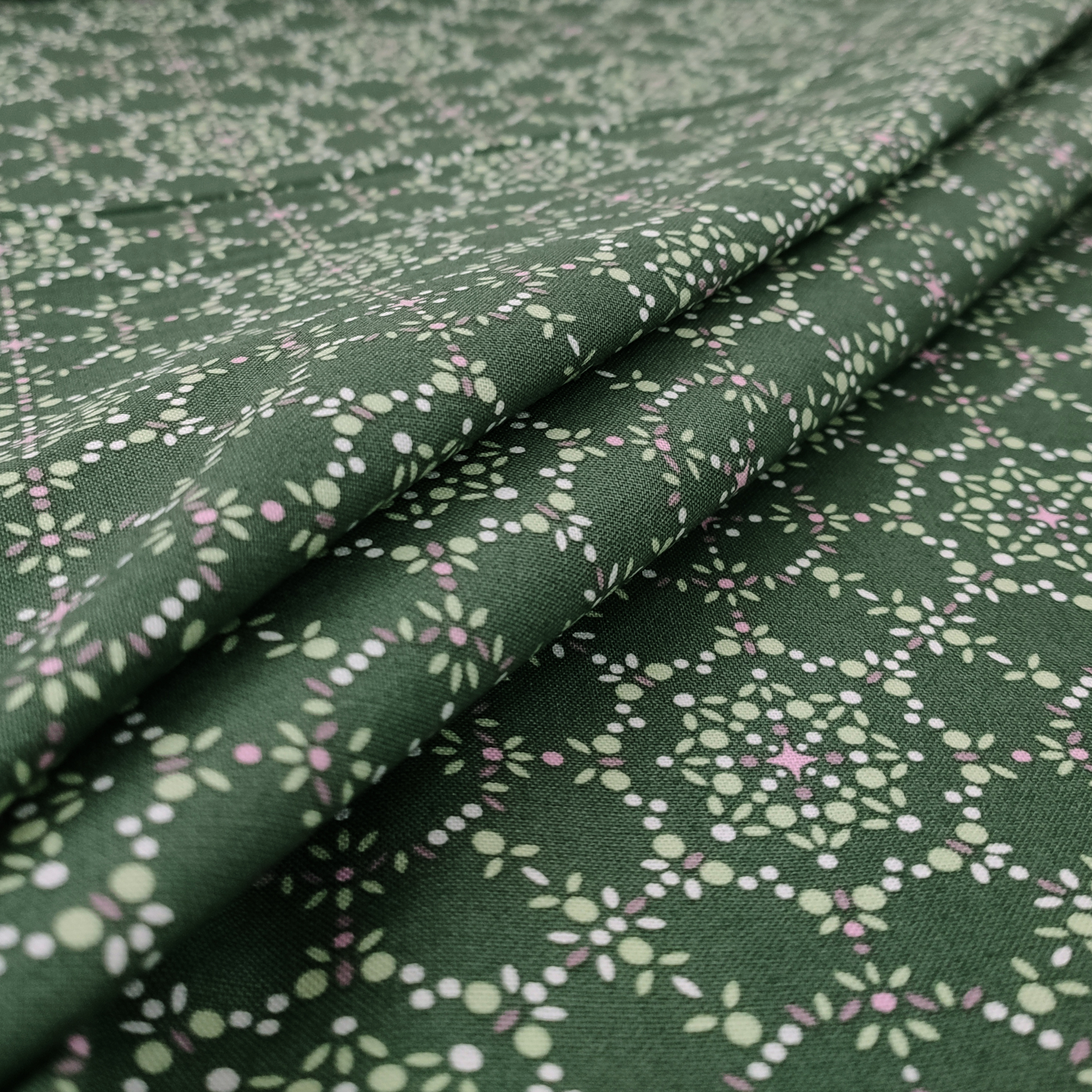 cotone-gutermann-magici-pois-verde