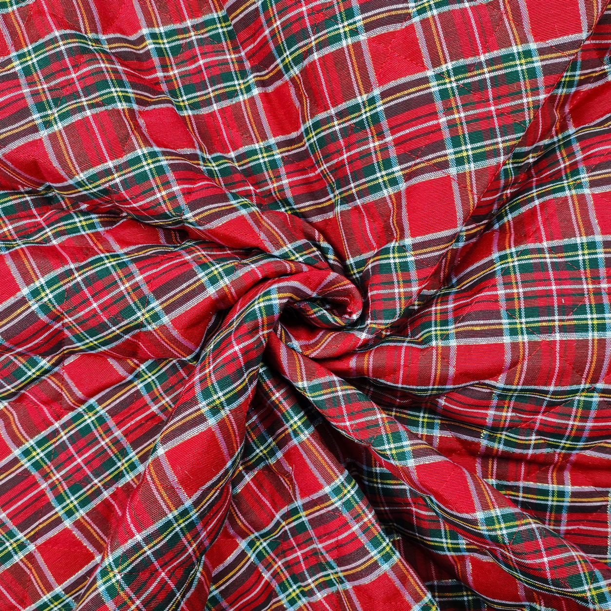 Tessuto Lurex Scozzese Trapuntato