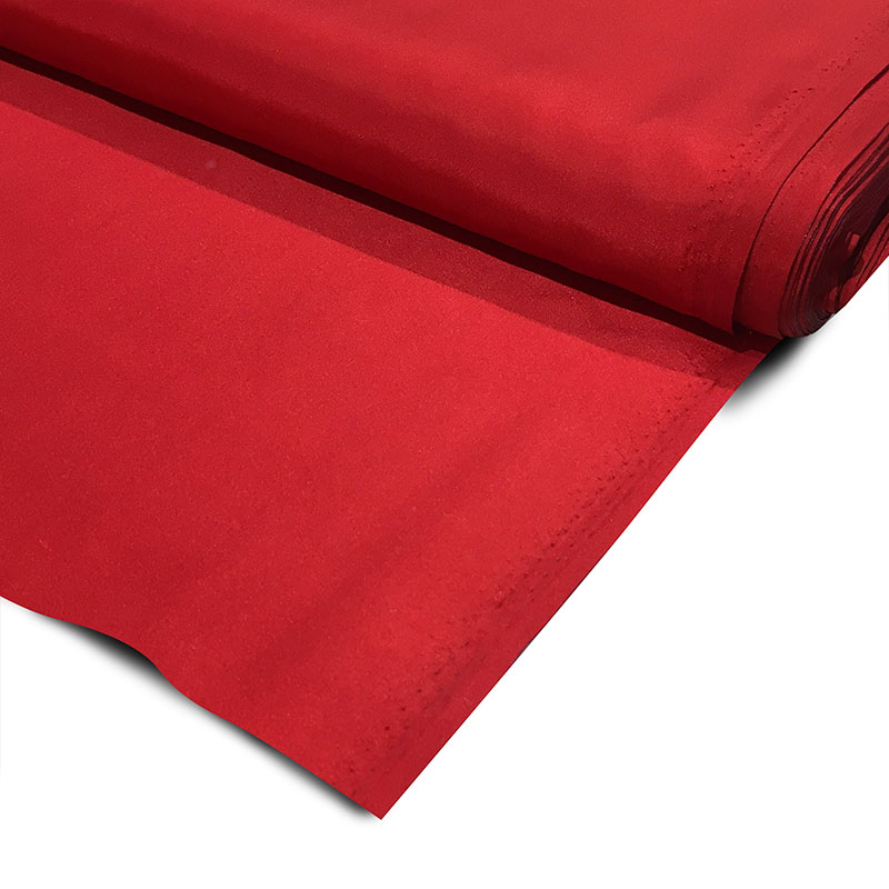 stoffa taffeta rosso