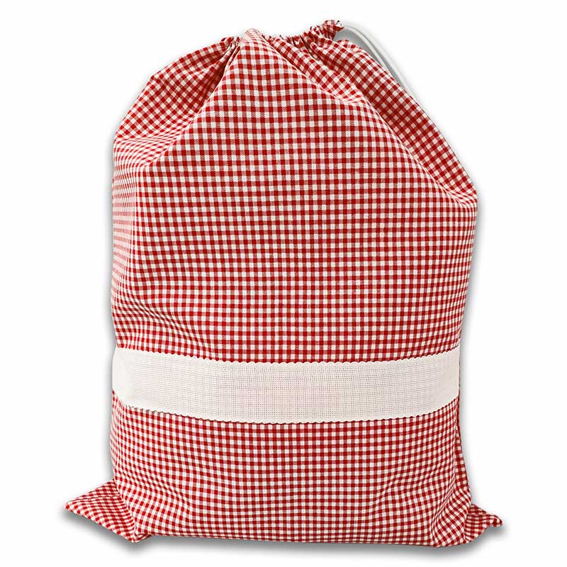 Sacchetto asilo 50x60cm rosso