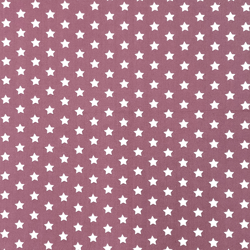 Tessuto di Cotone Stelline Rosa