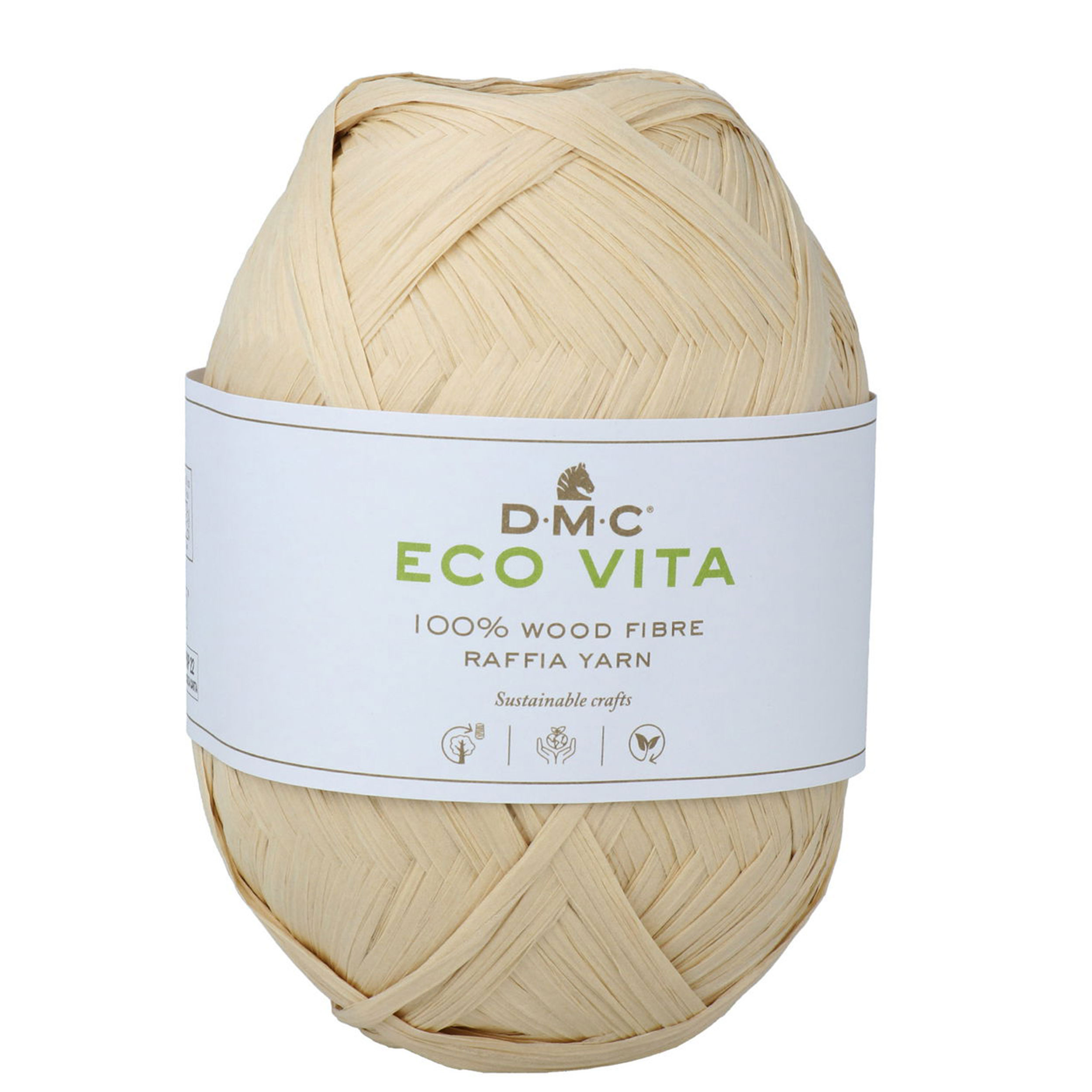 Rafia 100% Ecologica Eco Vita DMC Beige