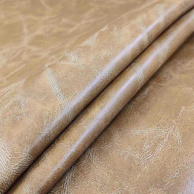 Ritaglio Eco Pelle Effetto Vintage Miele