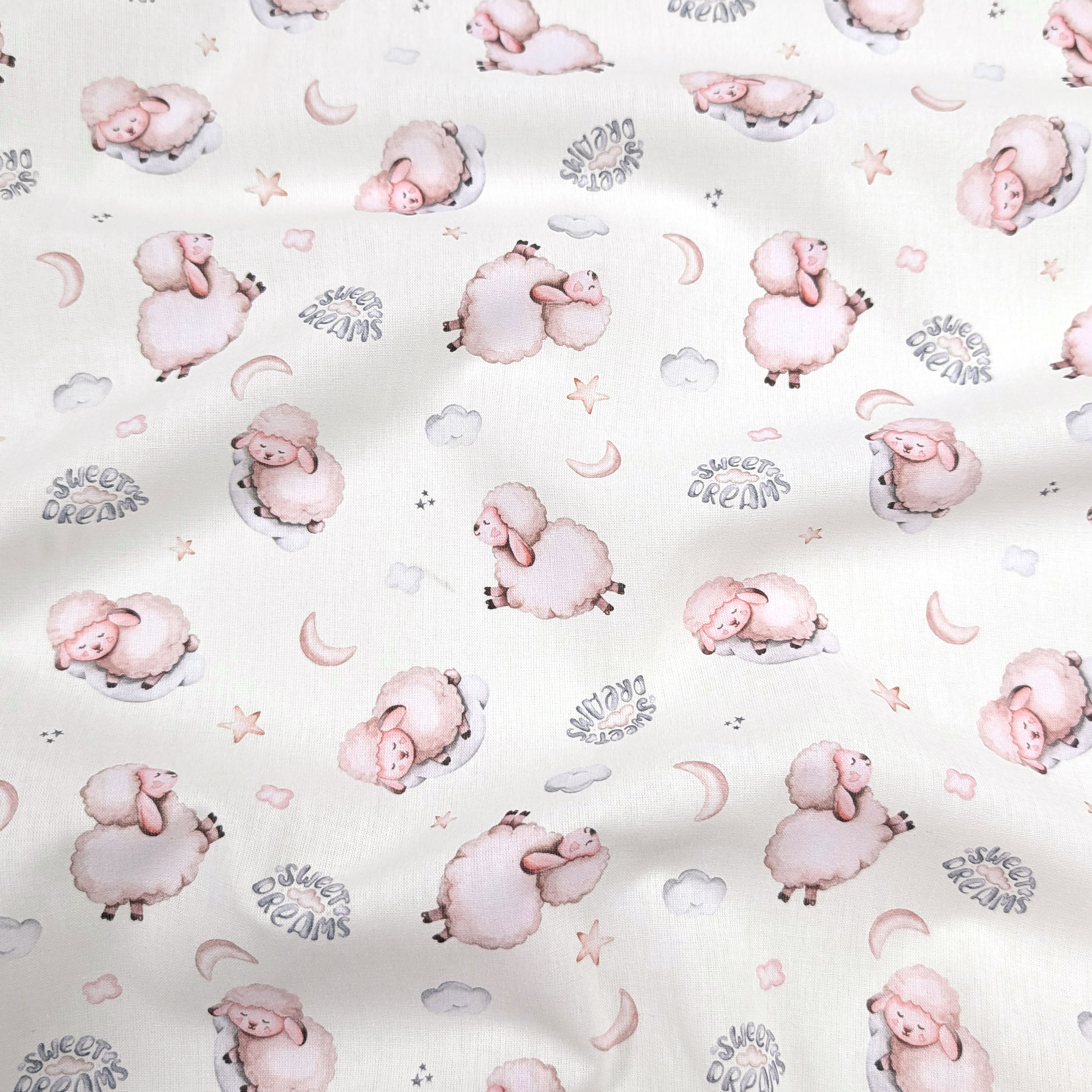 Cotone Percalle Pecorelle Sweet Dreams Image