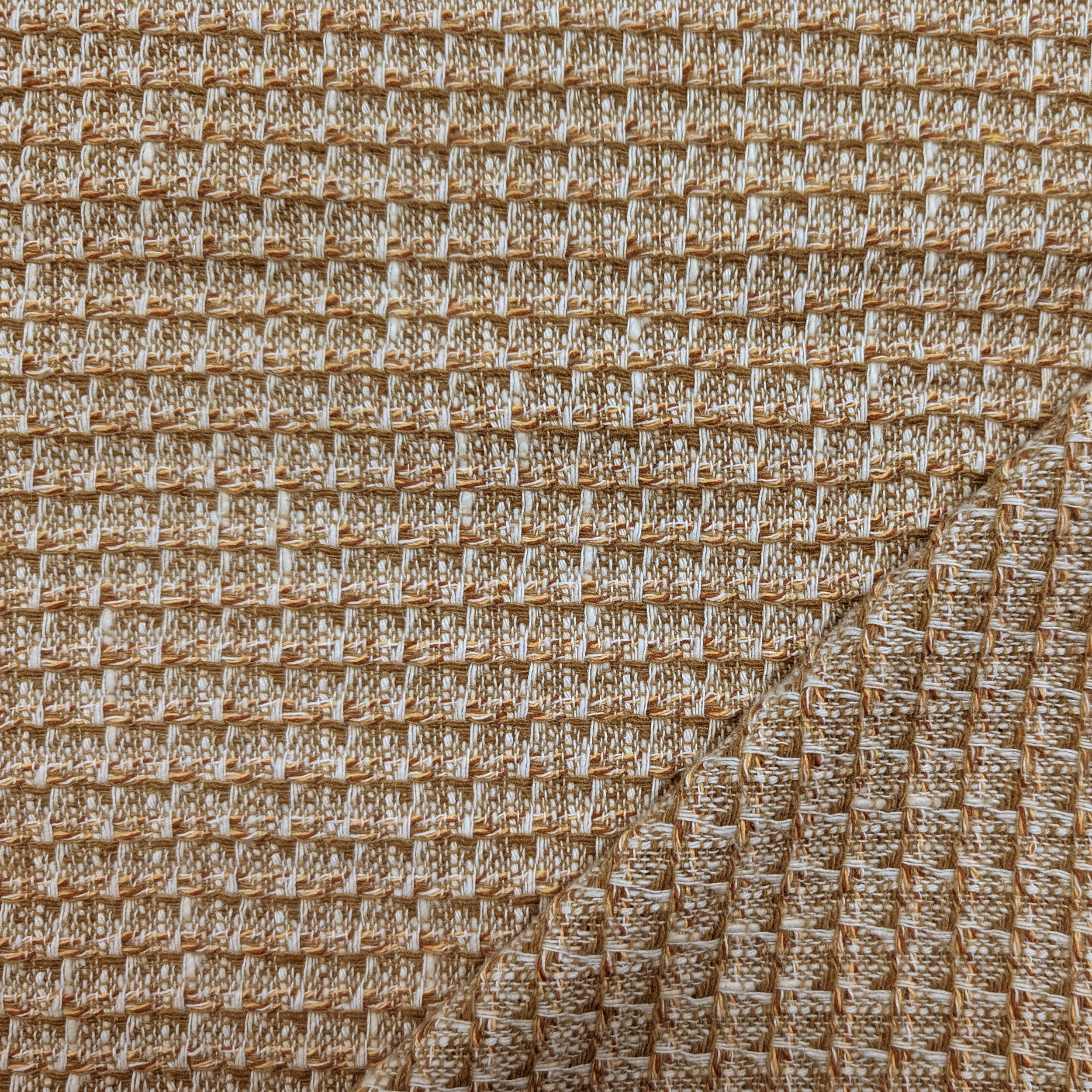 Tweed in Puro Cotone Biscotto Image