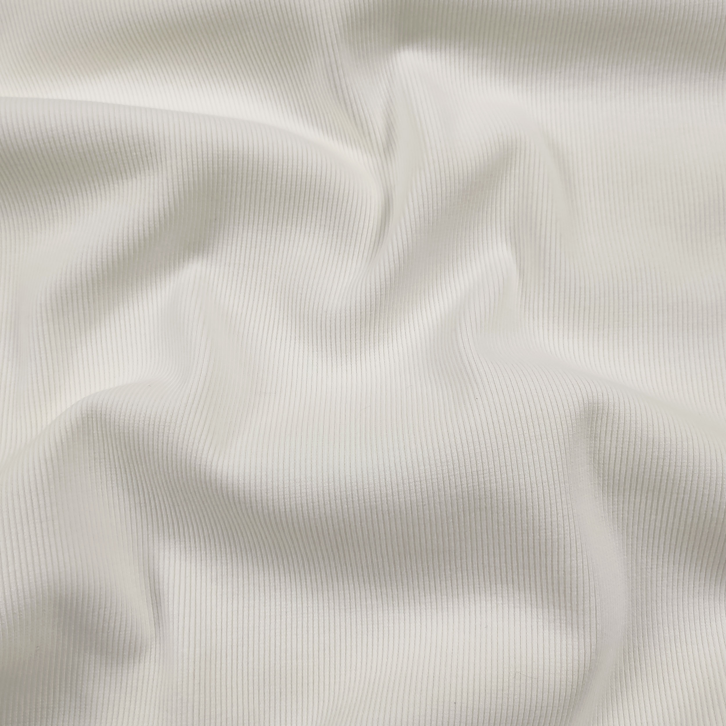 Maglia a Coste Bianca