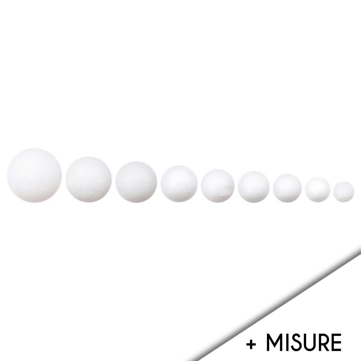 Palline Di Polistirolo Bianche - Confezione Da 19, Diametro 5cm, Per Decorazioni E Lavoretti - Foto 2