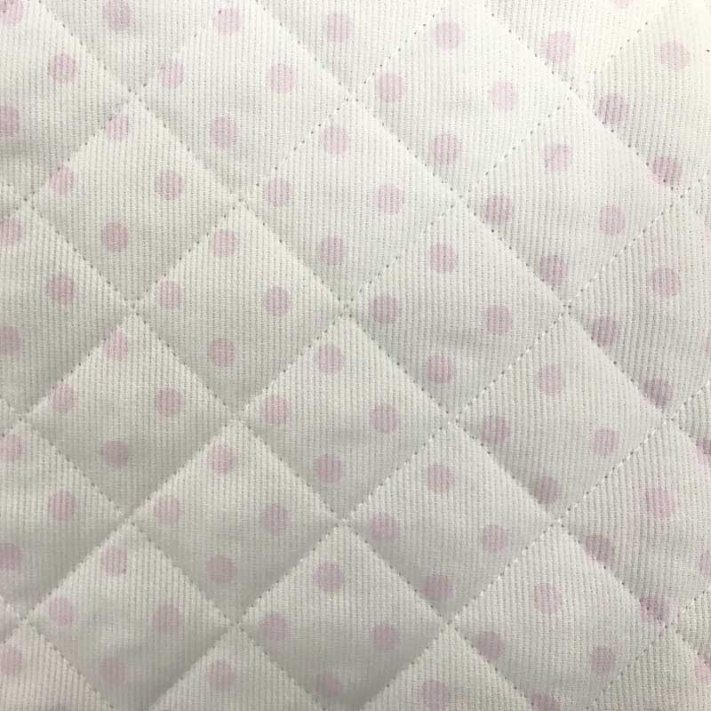 Trapunta Piquet Pois Rosa