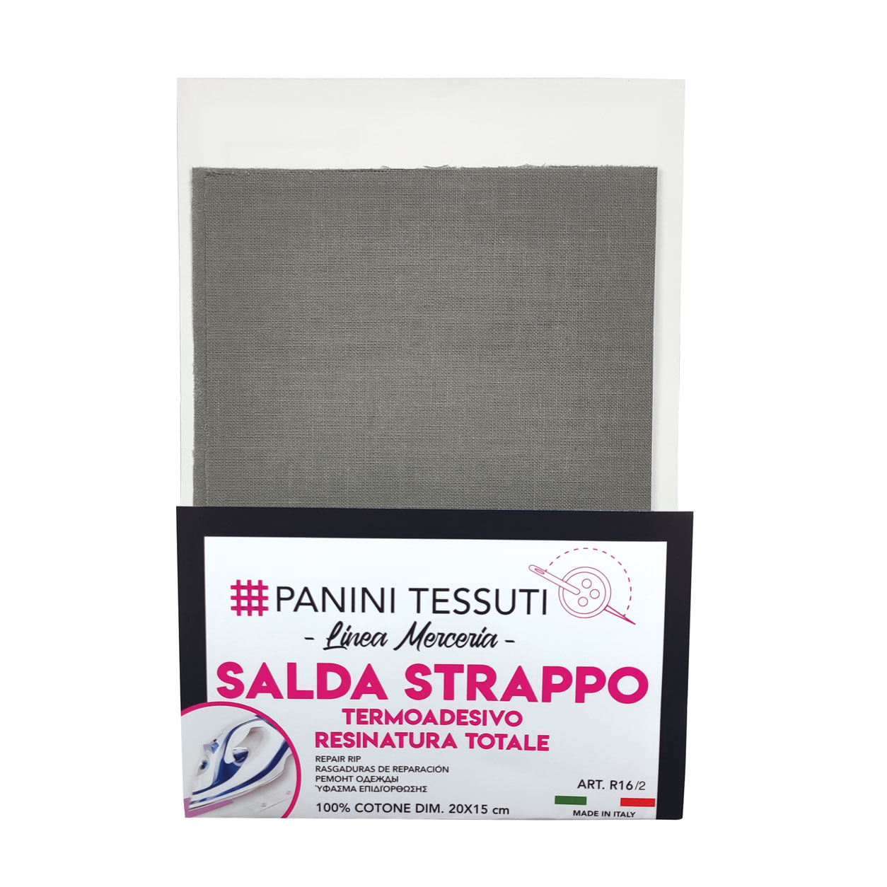 Salda Strappi Termoadesivi Grigio Medio