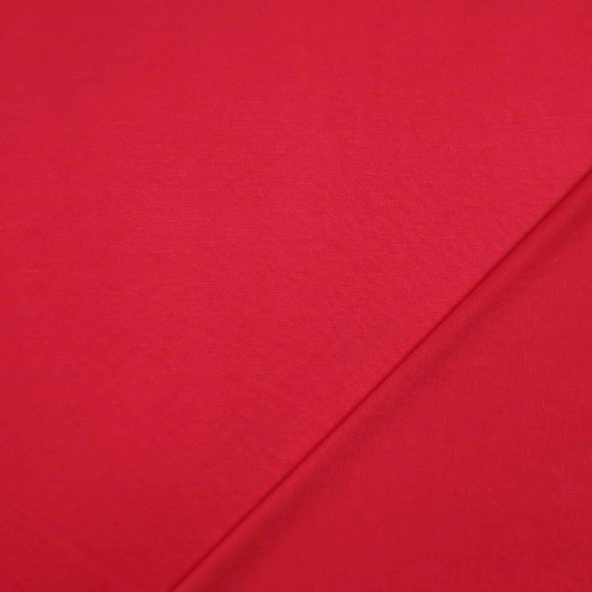 tessuto jersey di viscosa linen rosso