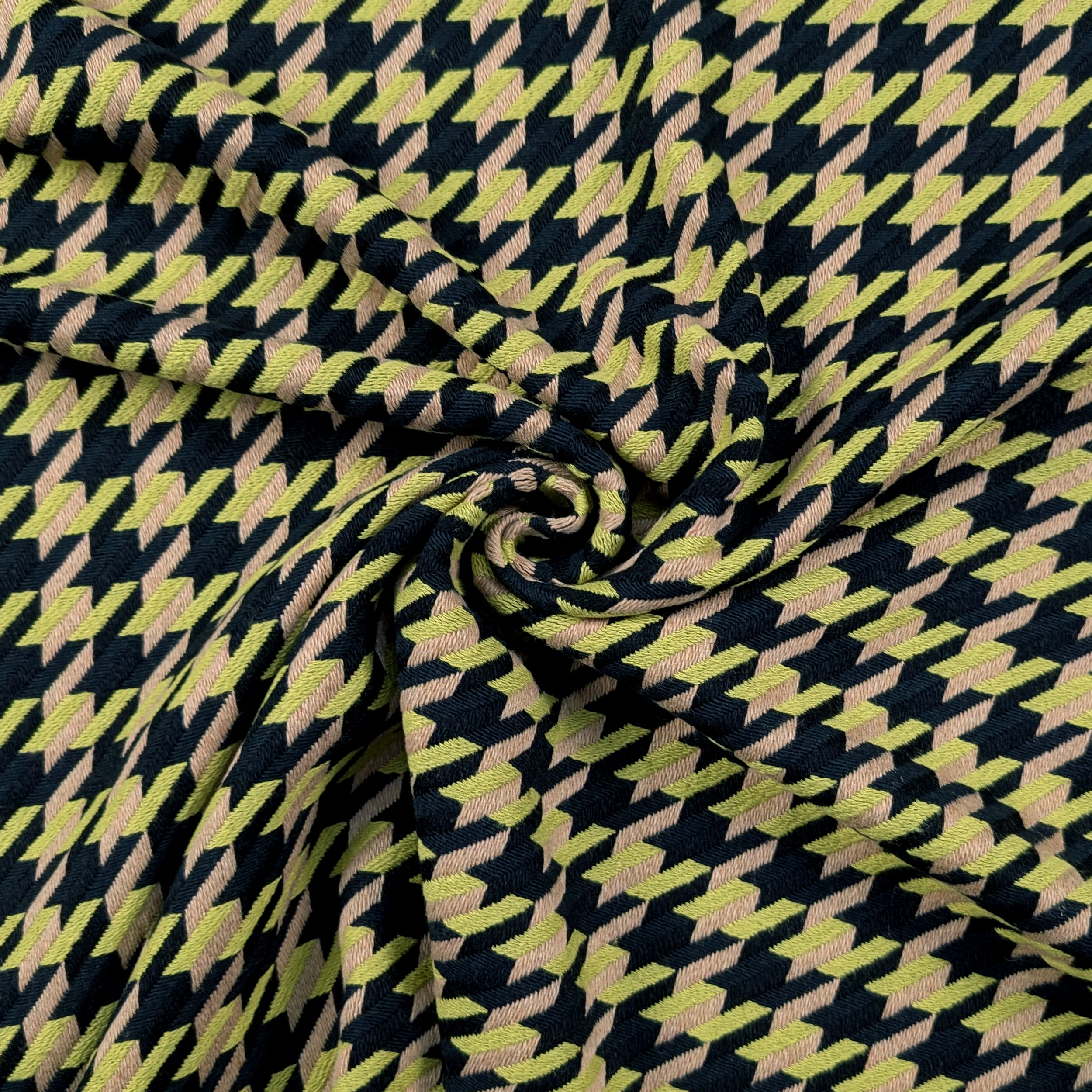 Cappotto Pied De Poule Verde Image