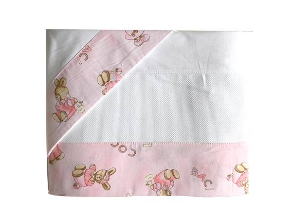 Coordinato Lettino Coniglietto e Coccole Rosa