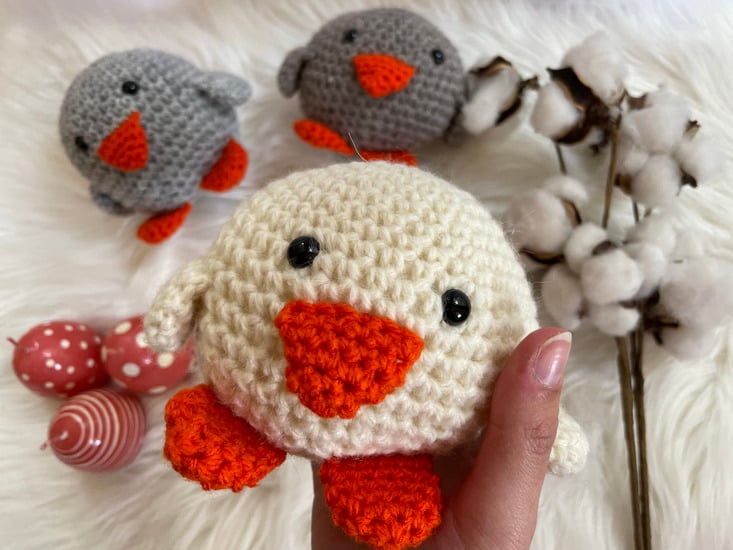 amigurumi-pulcino