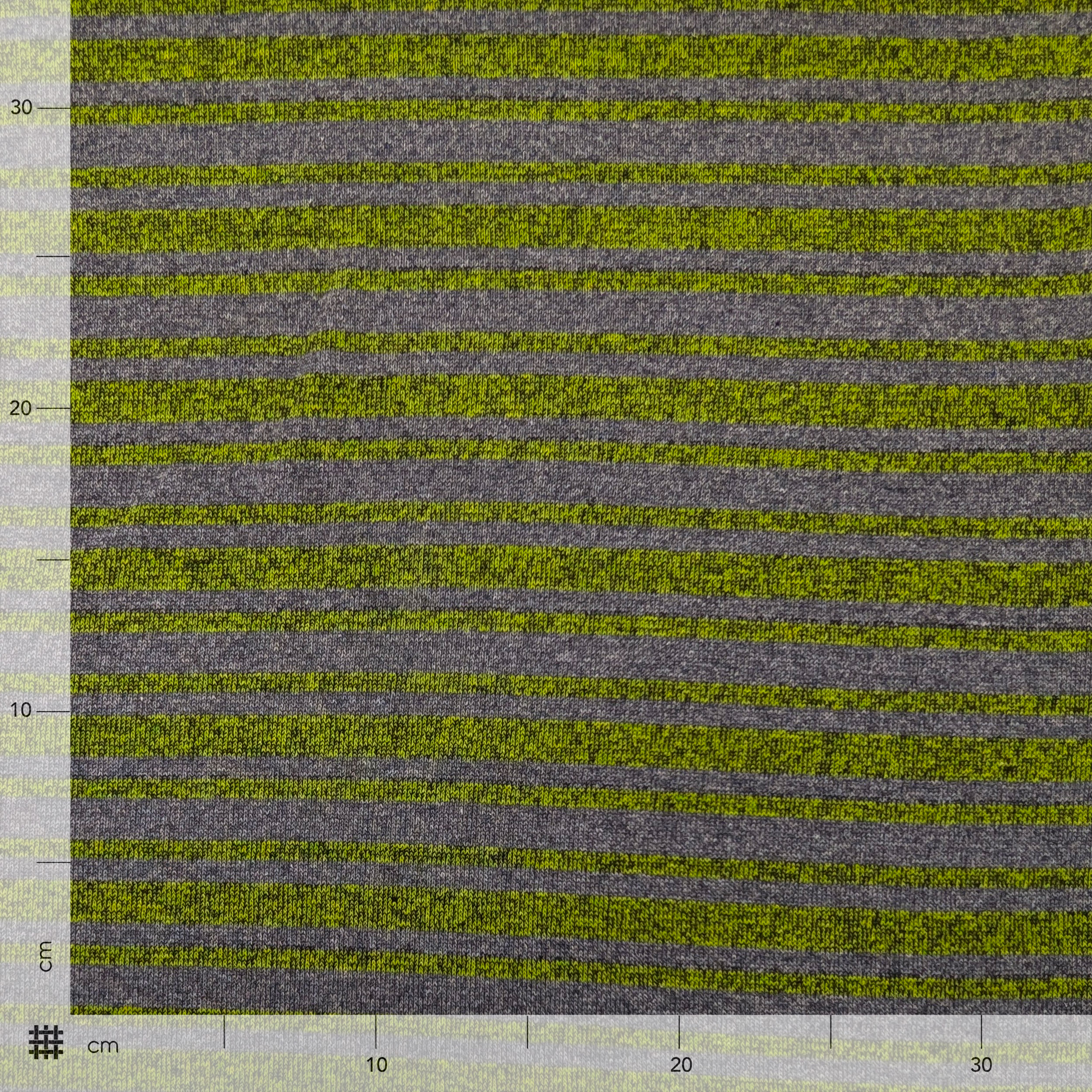 Felpa Invernale Righe Verdi Image