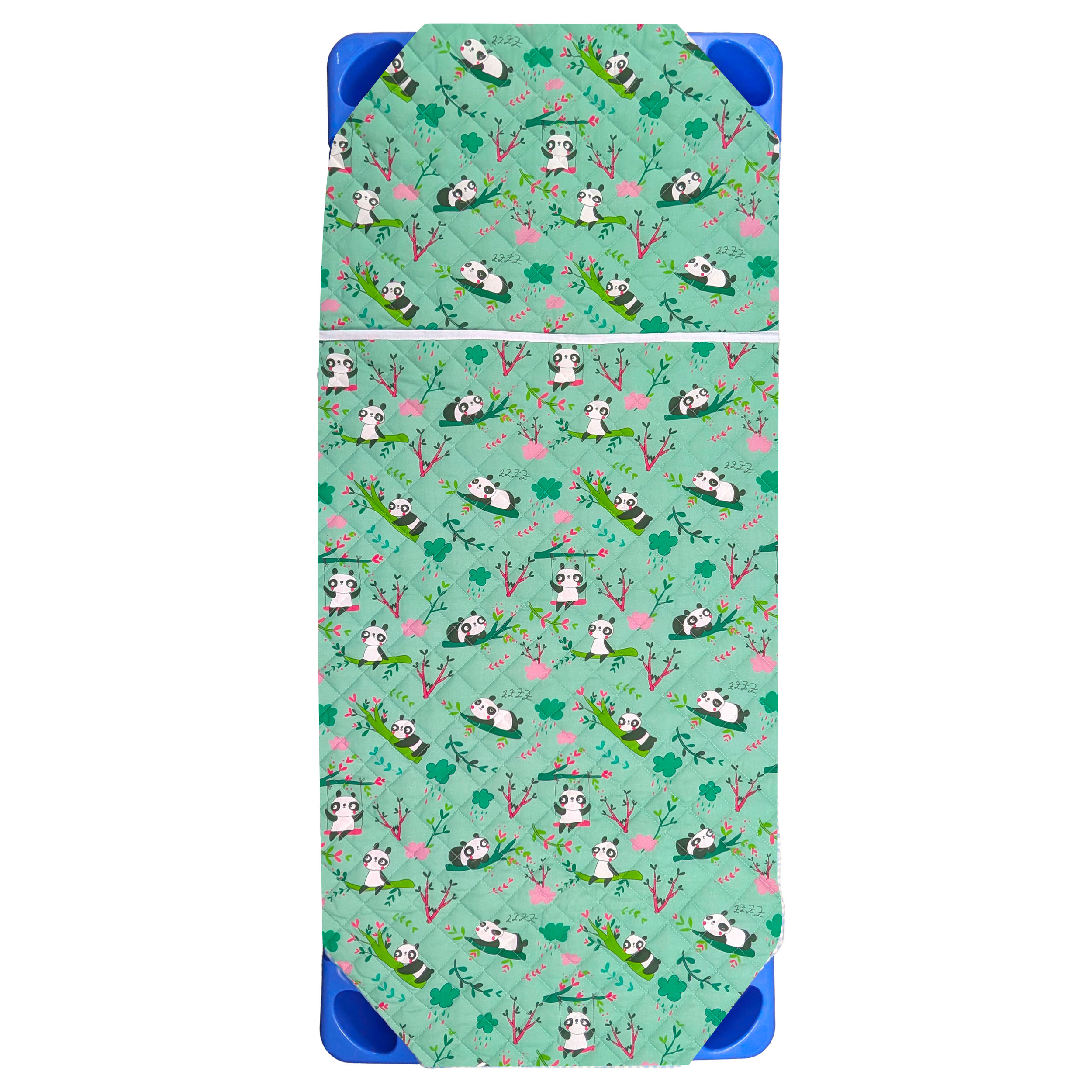 Sacco Nanna Sagomato per Brandine Panda Sfondo Verde Menta Image