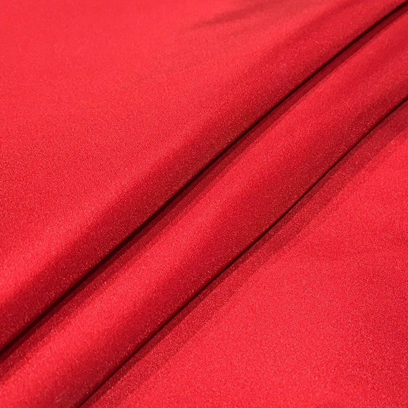 Tessuto taffeta rosso