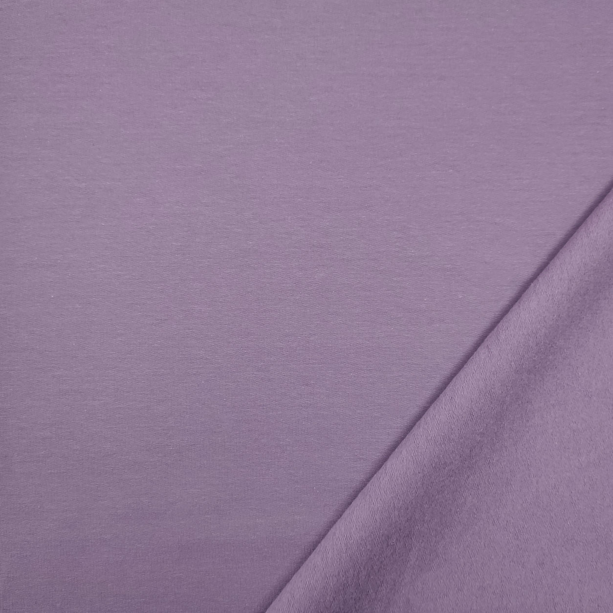 Felpina bielastica di cotone e viola