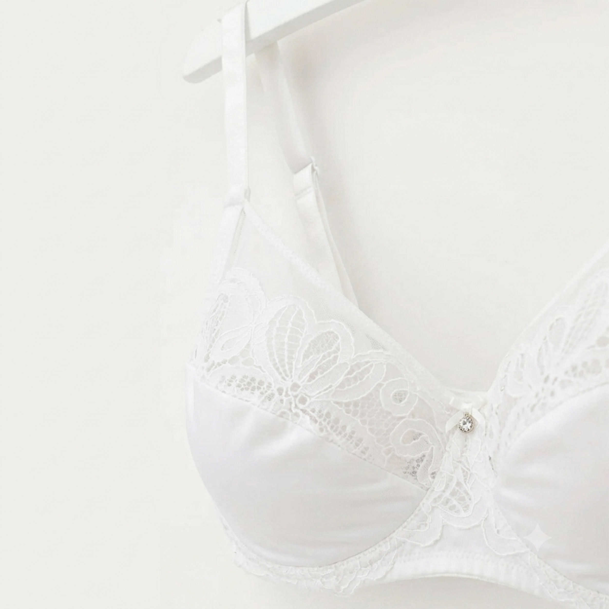 Reggiseno Lepel Senza Ferretto Pizzo Allure Bianco Image