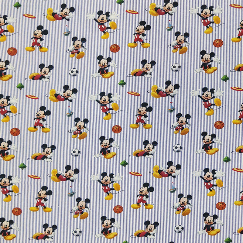 Tessuto Cotone Disney Topolino Sport Mini