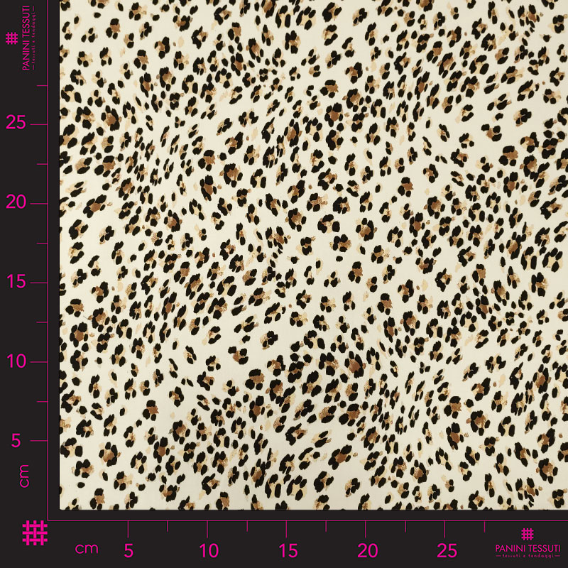 Cotone Leopardato Elasticizzato