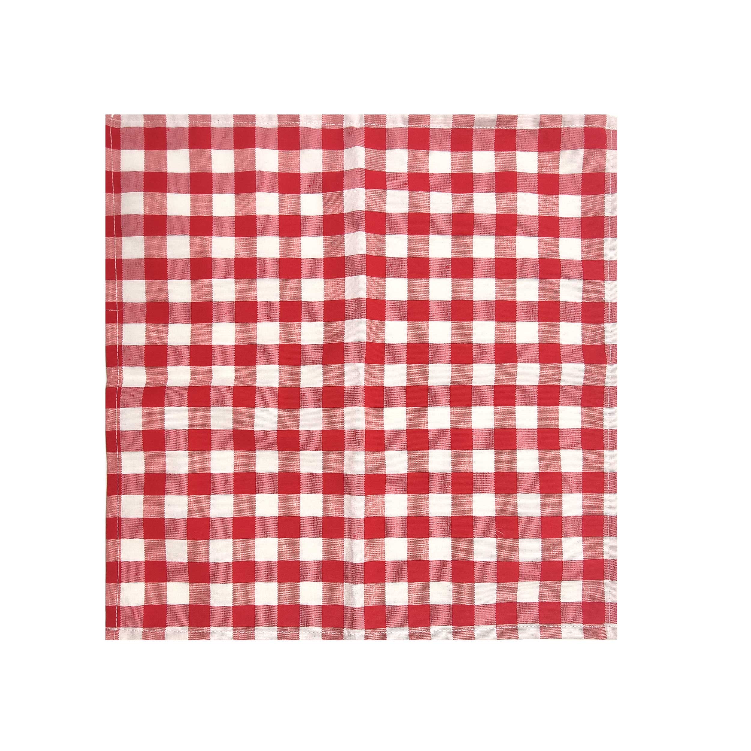Tovagliolo Tinto in Filo Quadro Medio Rosso Image