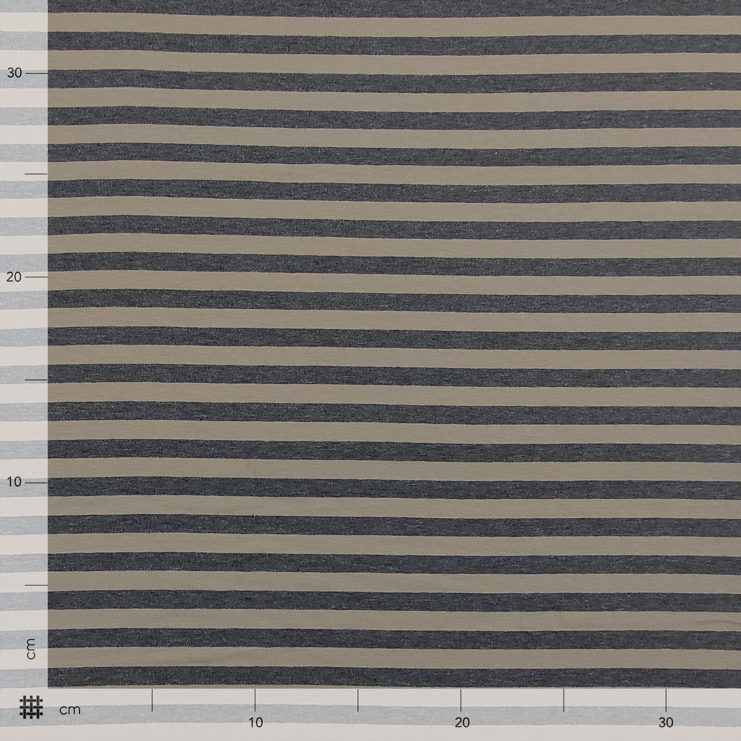 Jersey Righe Beige e Antracite