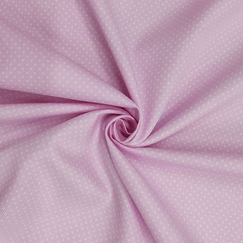Tessuto piquet di cotone rosa
