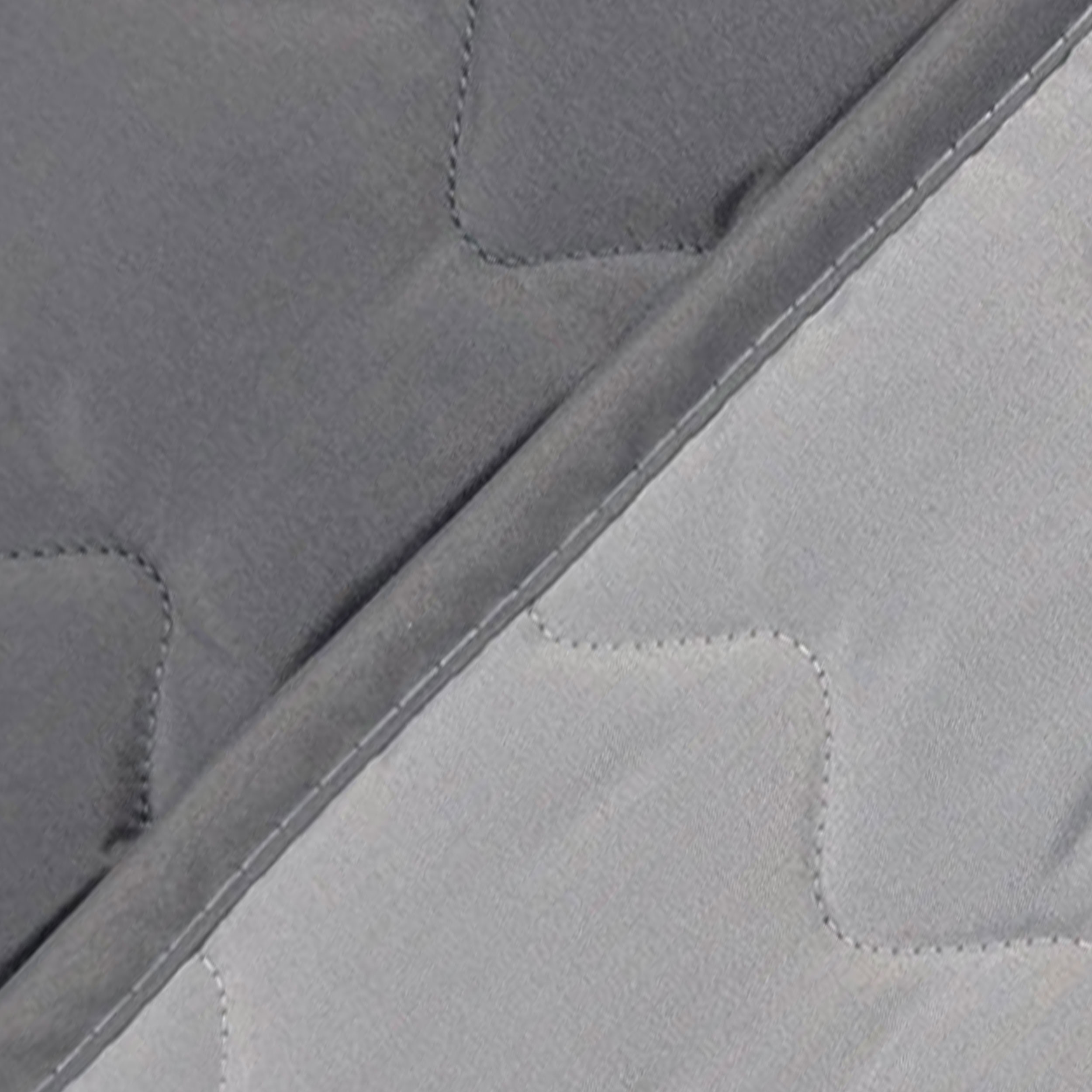 Trapuntato Matrimoniale Leggero Bicolore Grigio Image
