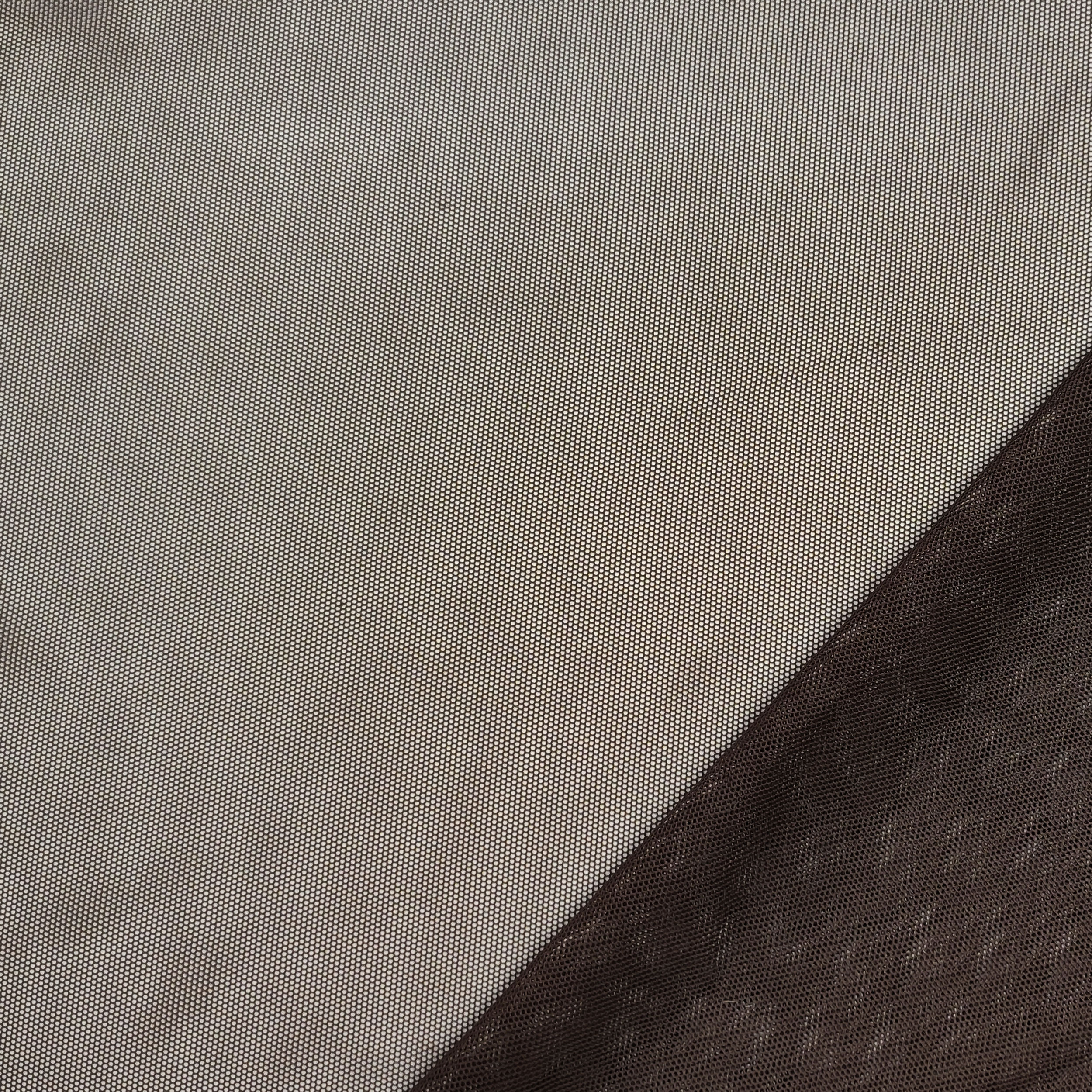 Tulle Bielastico Marrone