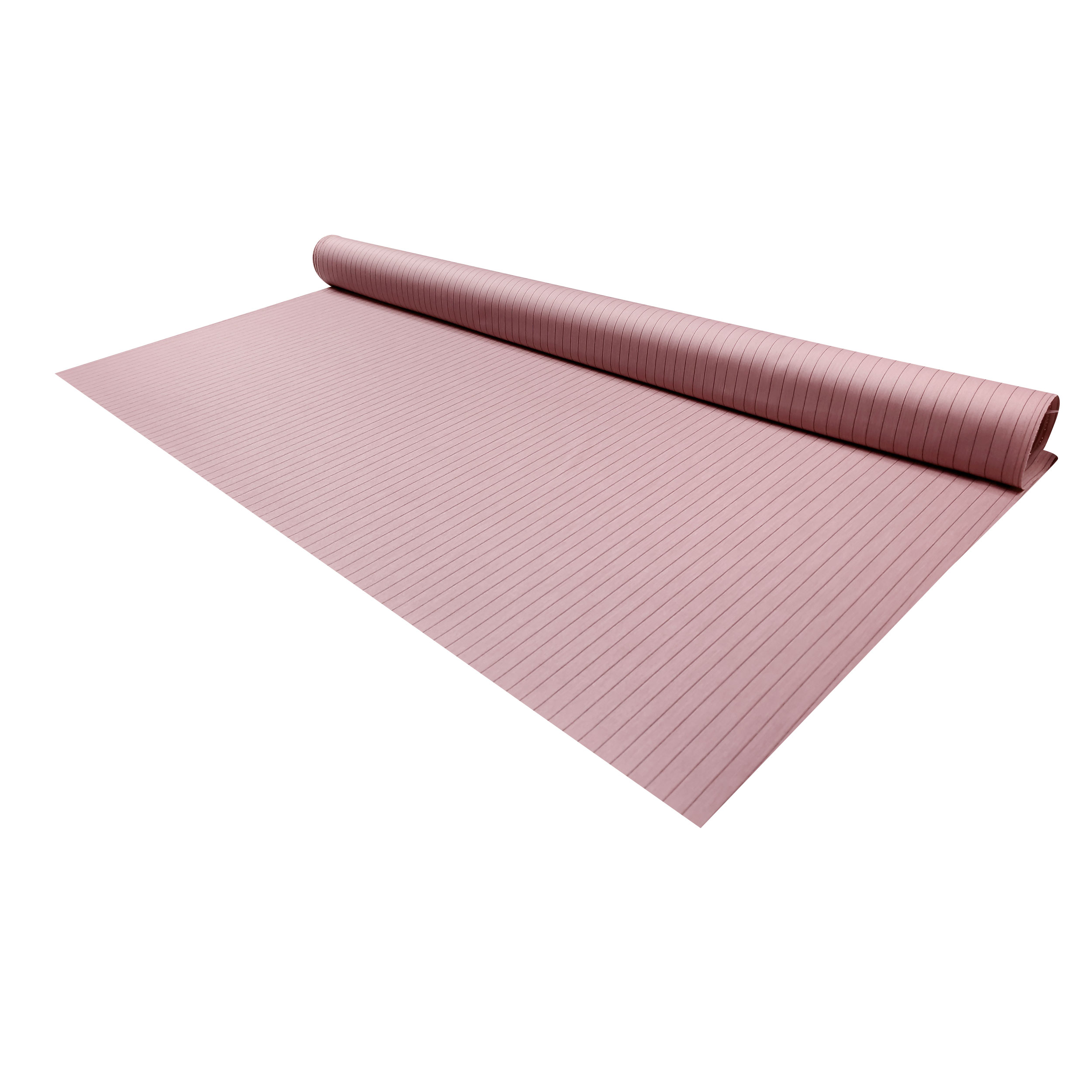 Tessuto Elasticizzato Gessato Lino Rosa
