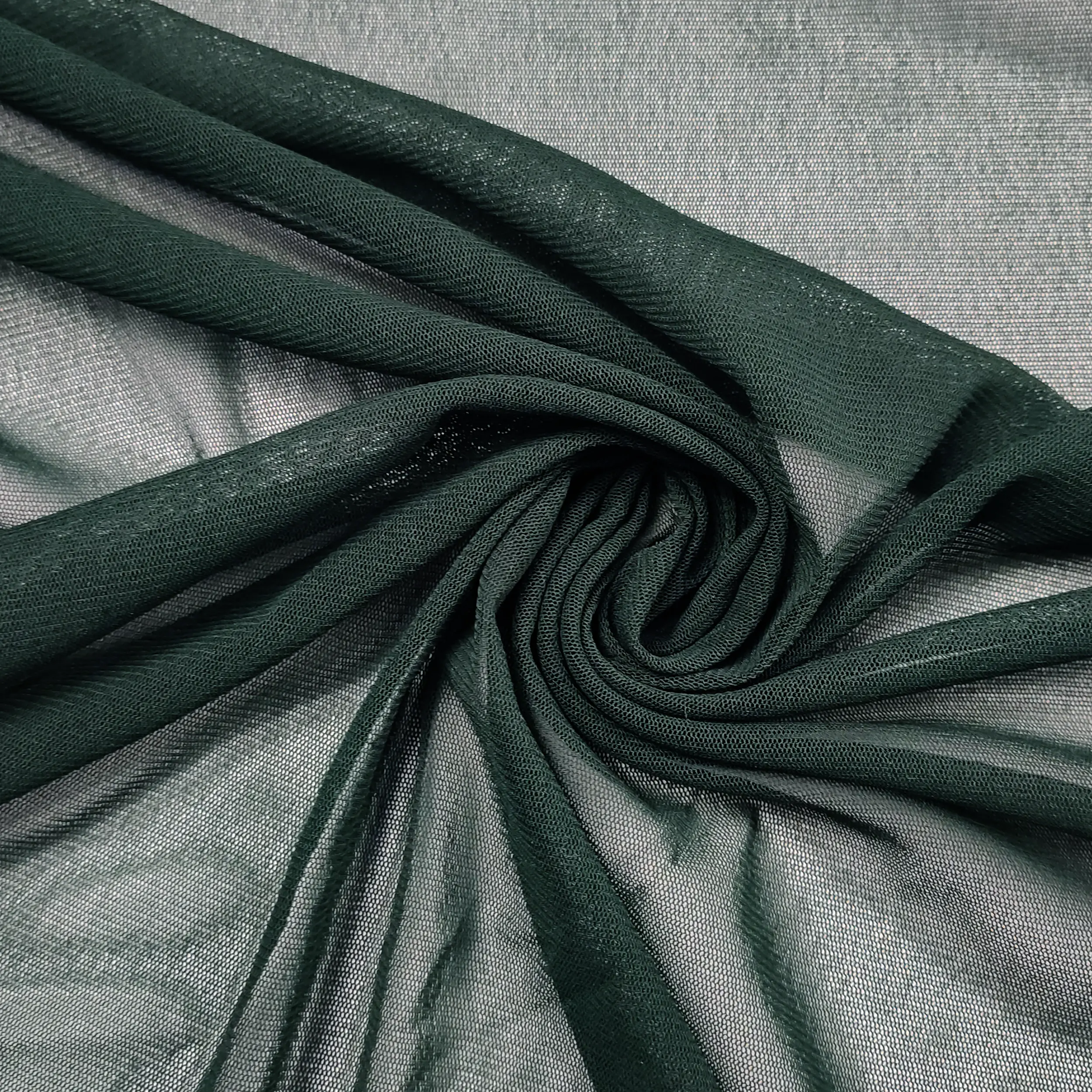 Tulle Elasticizzato Verde Pino