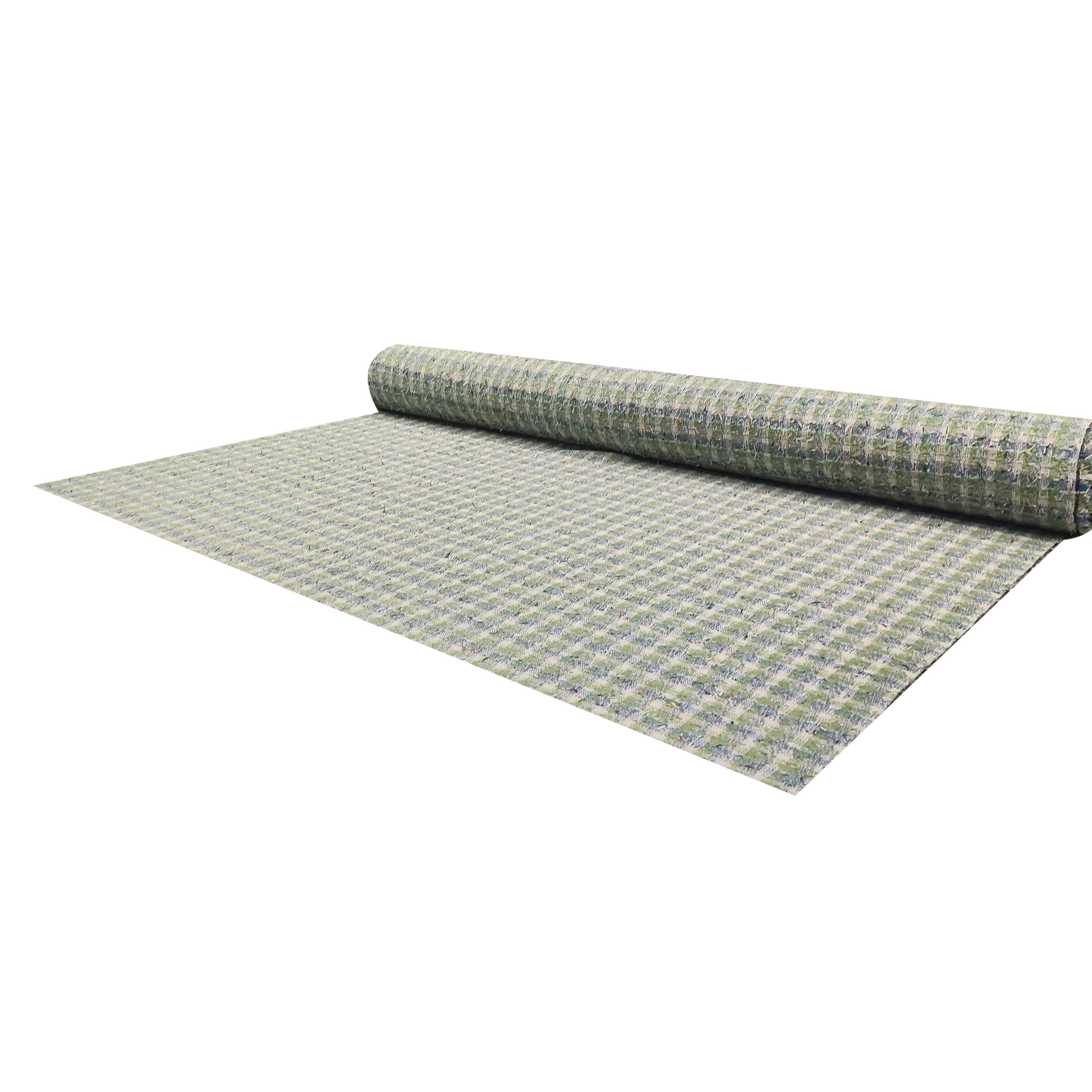 Tessuto Jacquard Moda Verde Azzurro Image