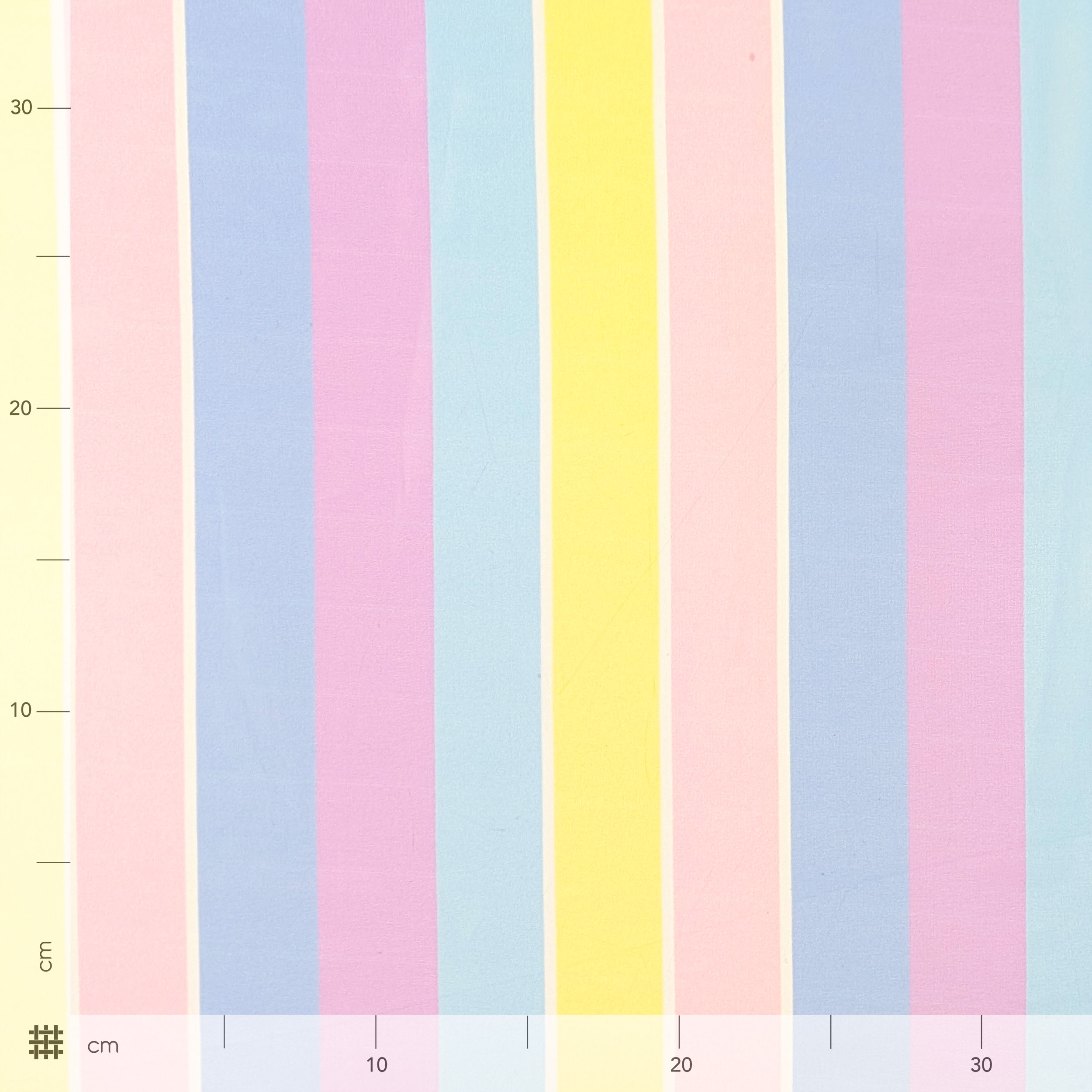 Chiffon Righe Gialle Rosa e Azzurre Image