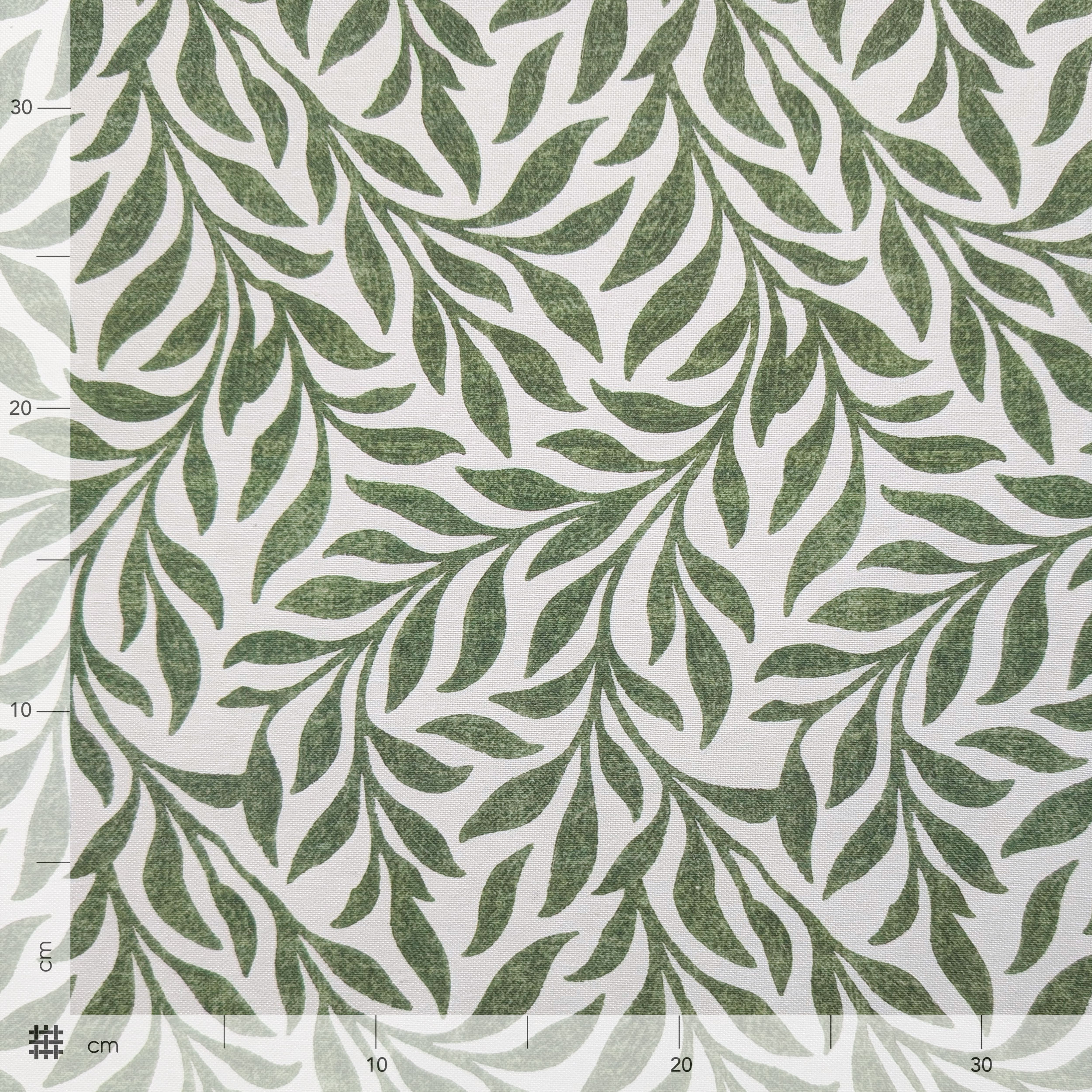 Misto Cotone Arredo Rami Verdi Image