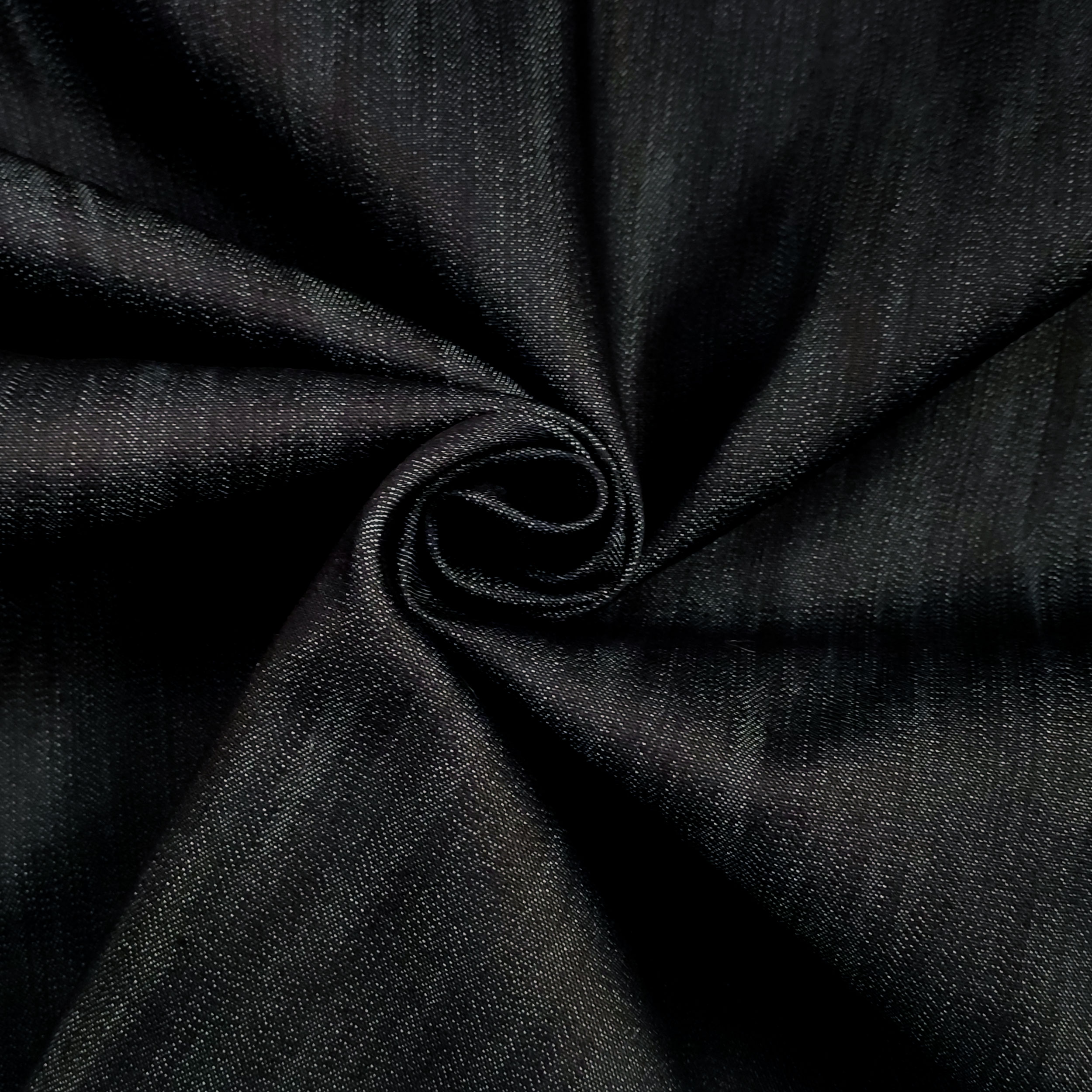 Tessuto Jeans Scuro Elasticizzato