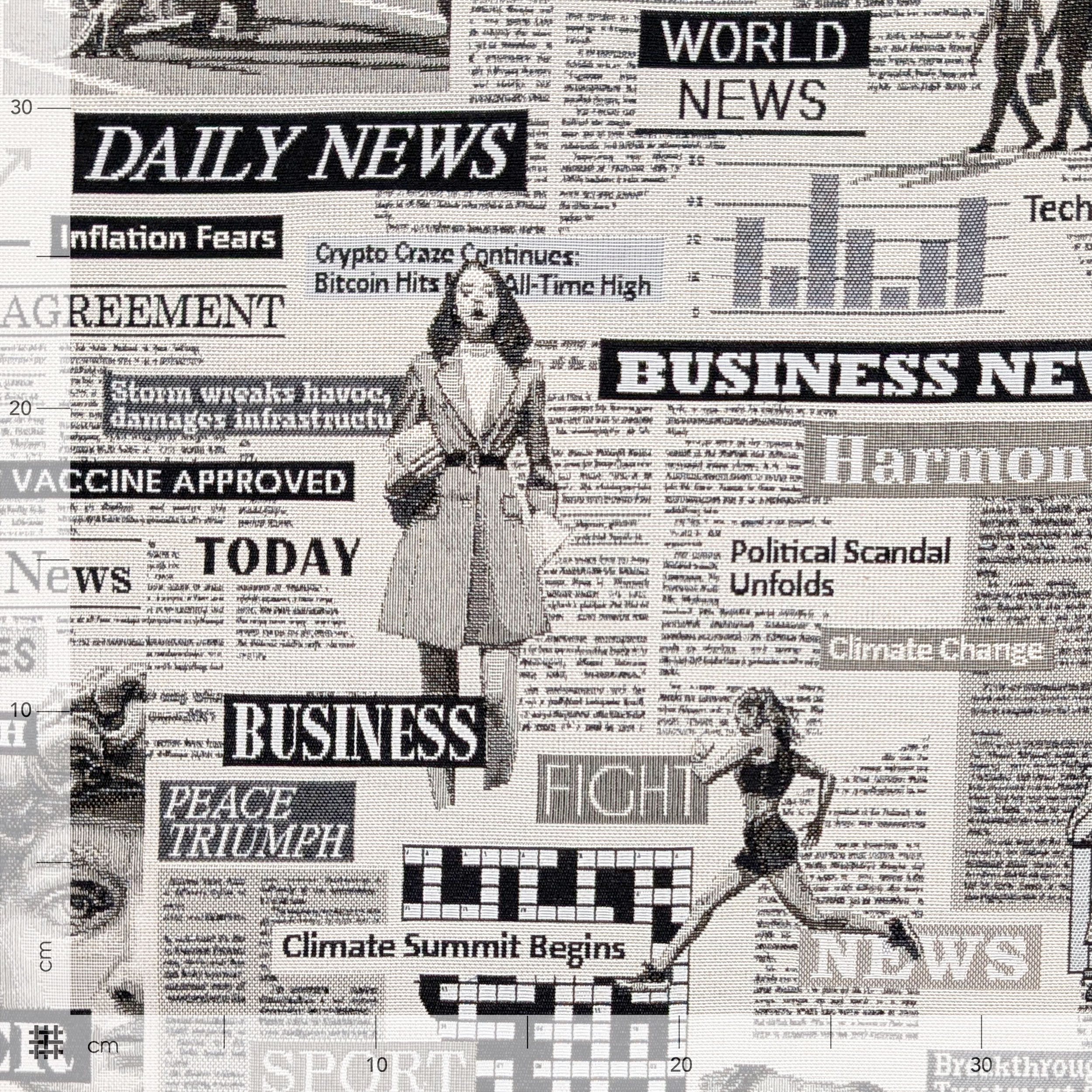 Tessuto Gobelin Fantasia Giornale Image