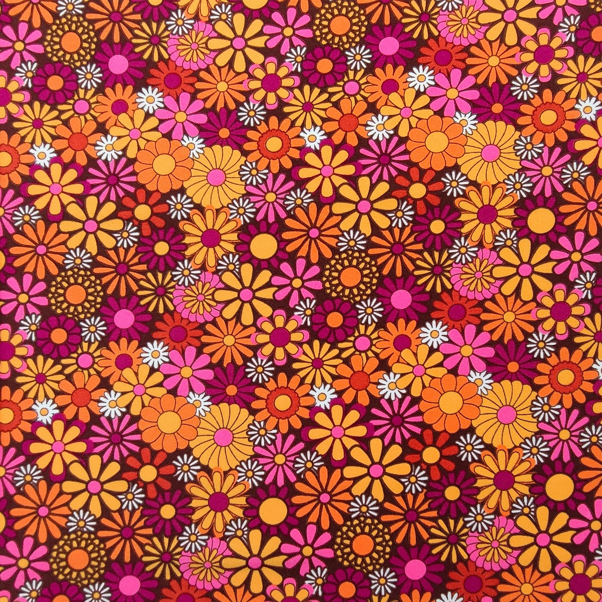 tessuto fiori hippie