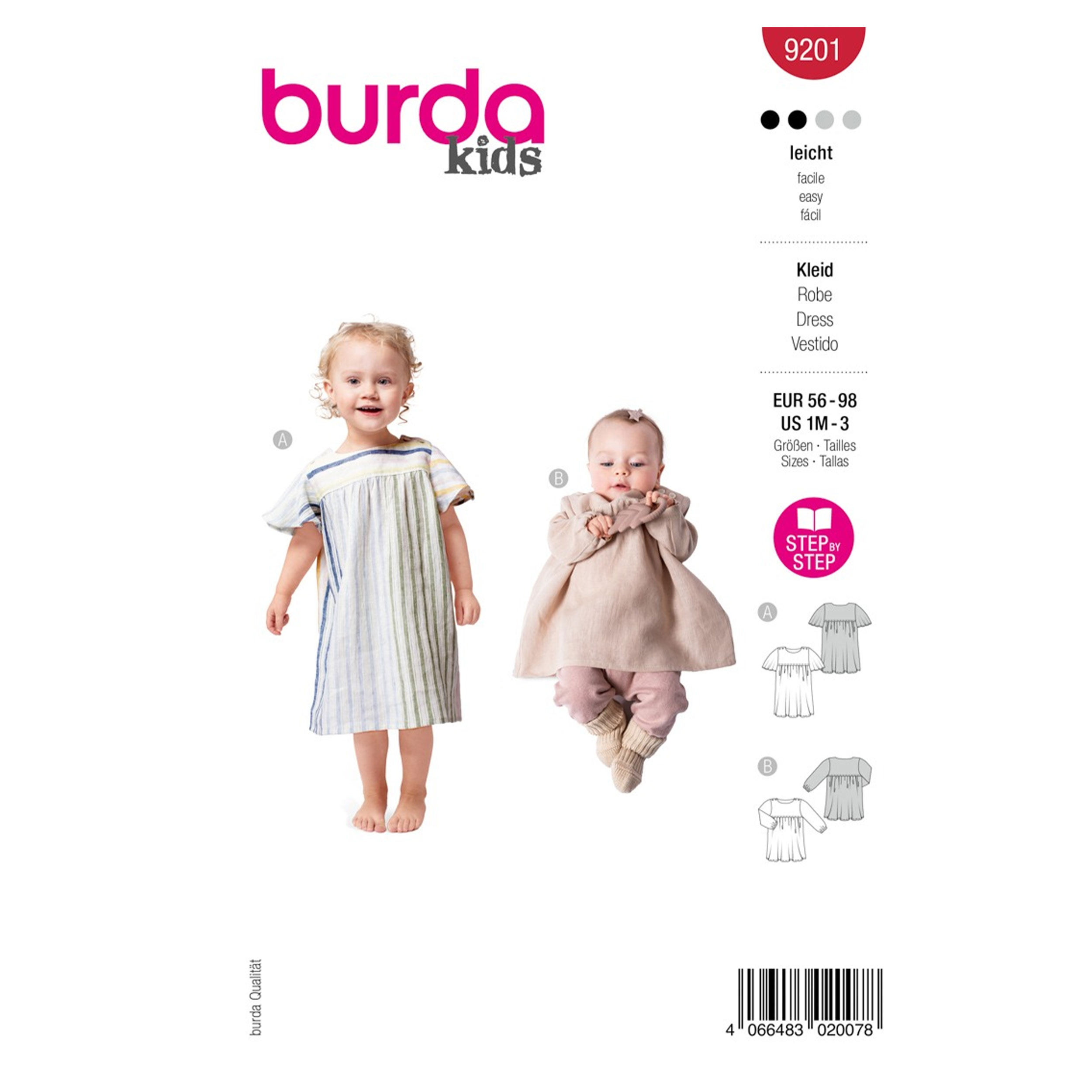 Cartamodello Burda Kids Easy Vestito Image