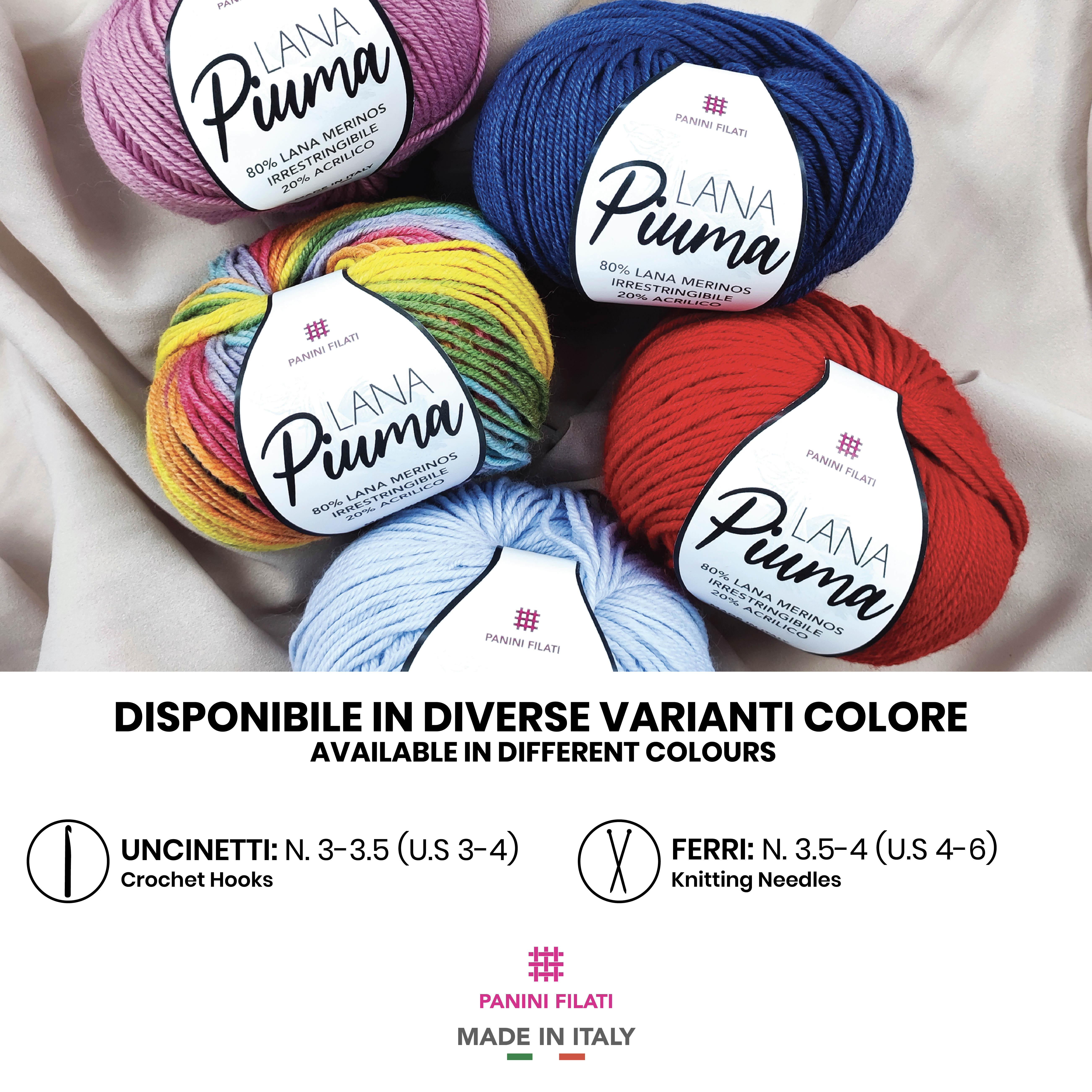 Lana Piuma Sfumata Panini Filati