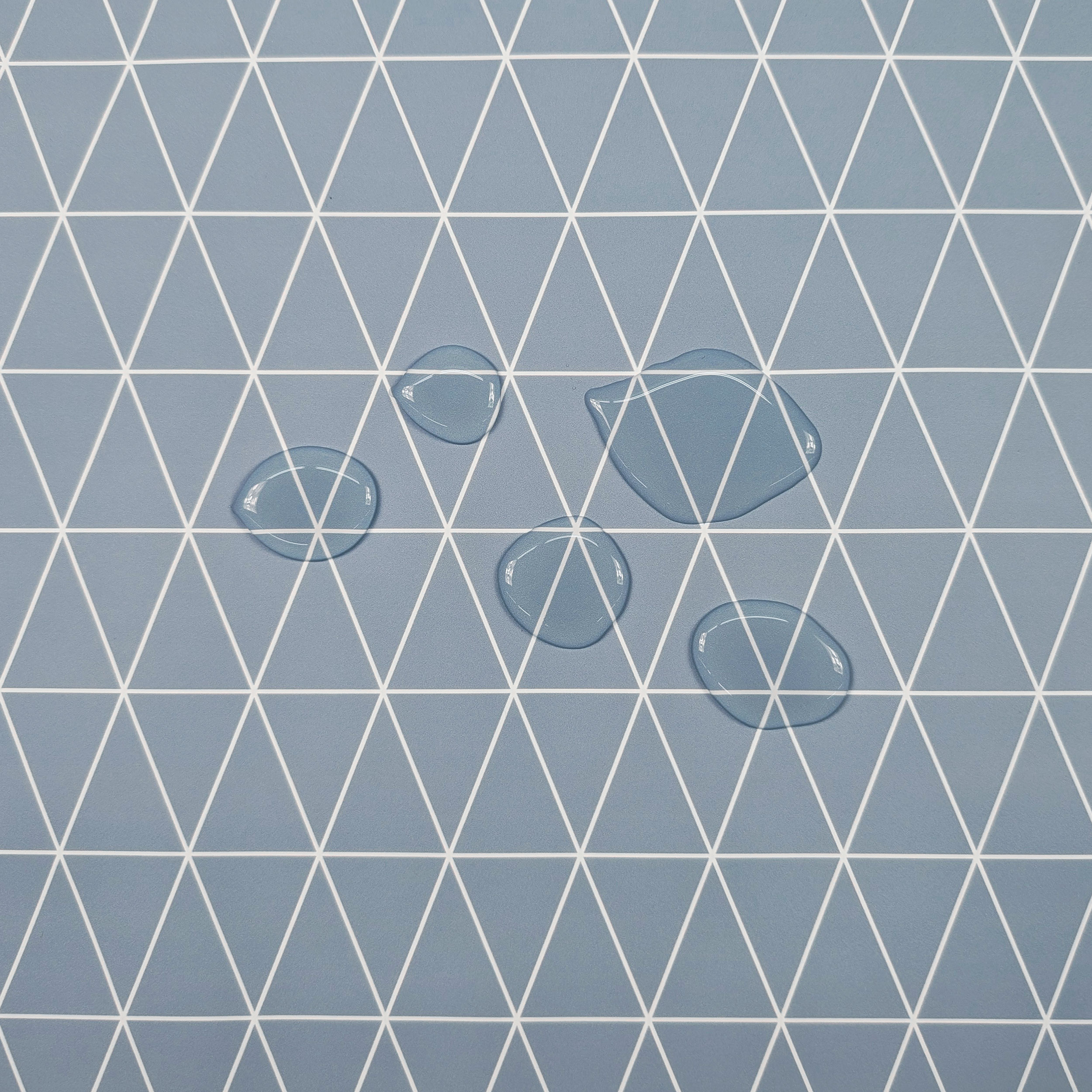 Impermeabile Triangoli Sfondo Celeste Image