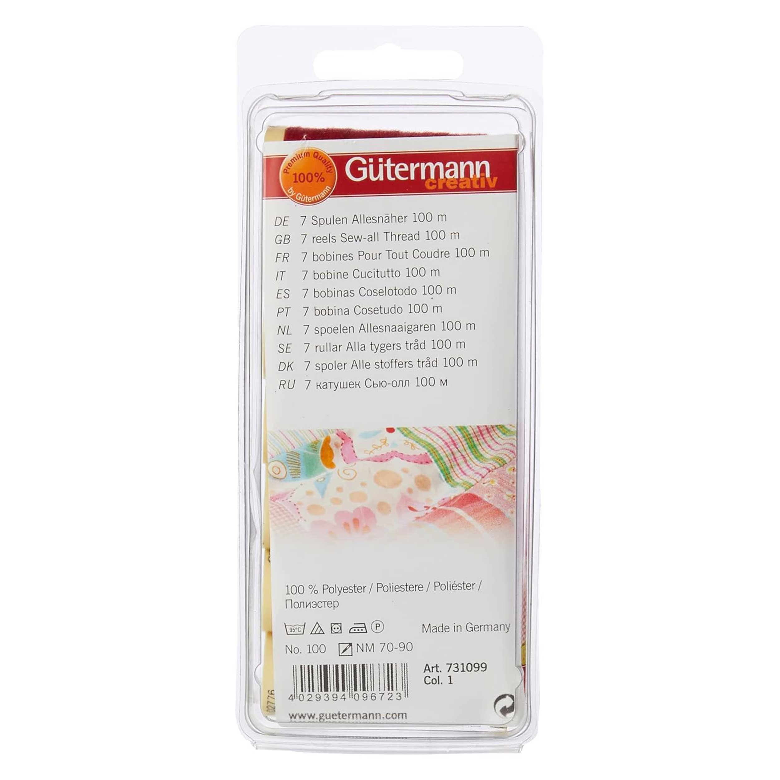 Gutermann Cucitutto 7 Bobine 100 m Basic Image