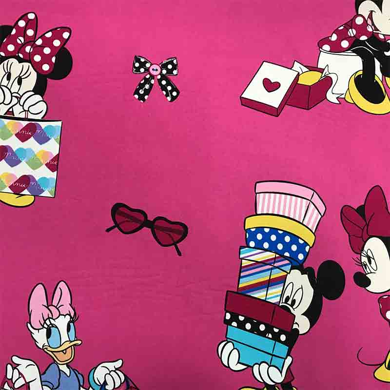 Tessuto Cotone Disney Minnie & Daisy