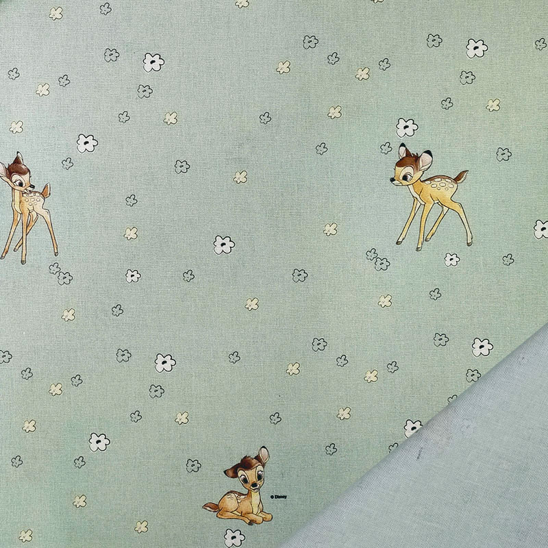 Tessuto Cotone Disney Bambi